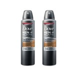 Kit 2 Desodorantes Aerossol Antitranspirante Dove Men Talco Mineral 150ml - 50% Off 2ªun