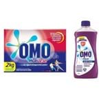 Kit Detergente Po Omo 2kg Multiacao + Desinfetante Pisos Omo 900ml Lavanda