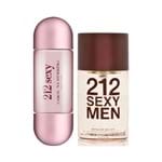 Kit Dia dos Namorados Perfume Carolina Herrera 212 Sexy Men 30ml + Feminino 30ml