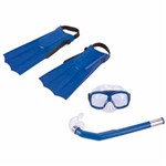 Kit Diver Infantil Azul - Nautika