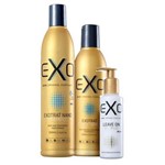 Kit Duo EXO Hair Home Care (shampoo 350ml+ Condicionador250ml + Leave On Repair Essentials 140ml)