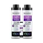 Kit Eico Cara de Rica Shampoo+Condicionador 1000ml Grátis Ampola Cicatrilife S.O.S. Mega Dose 45ml
