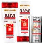 Kit Elseve Reparação Total 5+ L’Oréal Paris - Shampoo + Condicionador + Cicatri Renov Kit