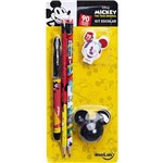 Kit Escolar Mickey Caneta/lápis/borracha/apontador - 90th Years Limited Edition