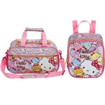 Kit Escolar Sacola + Lancheira Hello Kitty Tiny Bears (7864+7867)