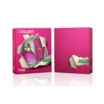 Kit Feminino Benetton Colors Pink Perfume & Body Lotion