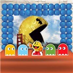 Kit Festa Aniversário Pixel Pac Man Kit Ouro