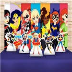 Kit Festa Infantil DC Super Hero Girls Cenários Kit Prata