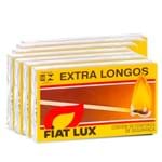Kit Fósforo Extra Longo 10un com 50 Palitos de 9,5cm Cada Fiat Lux