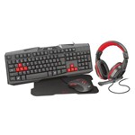 Kit Gamer Teclado/mouse/ Mouse Pad/ Headset Trust