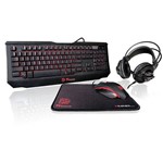 Kit Gaming Thermaltake Esports Knucker Kb-gck-plblus-01 Mousepad / Teclado / Mouse / Headset