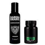 Kit Gas e Shampoo - Crescimento Barba Brasil