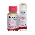 Kit Genacol Beauty Colágeno 400mg 120 Caps+Creme Facial 50mL