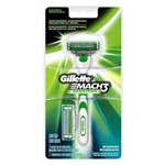 Kit Gillette Aparelho Barbeador Mach 3 Sensitive + Carga Mach