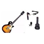 Kit Guitarra Strinberg Les Paul LPS230 + Afinador Digital + Acessórios - SUNBURST
