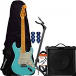 Kit Guitarra Woodstock Series Tg-530 Verde Tagima + Cubo + Acessórios