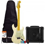 Kit Guitarra Woodstock Tg-530 Creme Tagima + Cubo + Capa + Acessórios