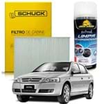 Kit Higienização Limpa Ar Condicionado + Filtro de Ar da Cabine Astra 1999 a 2011 - Schuck