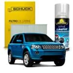 Kit Higienização Limpa Ar Condicionado + Filtro de Ar da Cabine Land Rover Freelander II 2007 a 2012