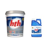 Kit Hth Cloro 10 em 1 10kg e Redutor de Ph 5 Litros