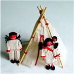 Kit Indígena com Tenda e Índios
