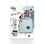 Kit Instax Mini 9 Azul Aqua com Porta Fotos + Pack 10 Poses