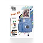 Kit Instax Mini 9 Azul Cobalto com Porta Fotos + Pack 10 Poses