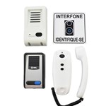 Kit Interfone Residencial HDL F8 SNTL com Proteção Antivandalismo Externa