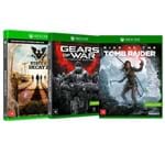 Kit Jogos Gears Of War - Rise Of The Tomb Raider - State Of Decay 2 Xbox One