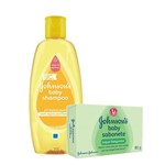 Kit Johnsons Baby Shampoo 200ml + Sabonete Toque Fresquinho 80g
