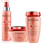 Kit Kérastase Discipline - Shampoo + Máscara + Leave-in