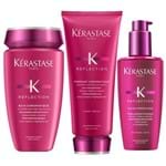 Kit Kérastase Reflection Chromatique Cabelos Finos Shampoo 250ml, Condicionador 200ml e Fluído 125ml