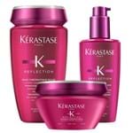 Kit Kérastase Reflection Chromatique Cabelos Grossos Shampoo 250ml, Máscara 200ml e Fluído 125ml