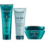 Kit Kérastase Résistance Therapiste Shampoo 250ml +Condicionador 200ml + Máscara 200g