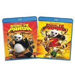 Kit Kung Fu Panda Vol. 1 e 2 - Blu Ray Infantil