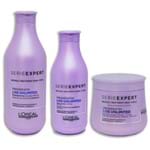 Kit L’Oréal Professionnel Série Expert Liss Unlimited Shampoo 300ml + Condicionador 200ml + Máscara 250ml