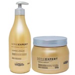Kit L'Oréal Professionnel Absolut Repair Cortex Lipidium Shampoo 500ml + Máscara 500g