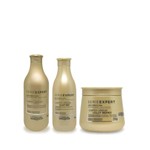 Kit L'Oréal Shampoo + Condicionador Série Expert Loreal Absolut Repair Cortex Lipidium - Pequeno