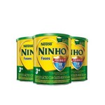 Kit Leite Ninho Fase 3+ Nestlé 400g 3 Unidades