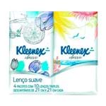 Kit Lenço de Papel Kleenex Classic 4 Unidades
