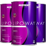 Kit 3 Lipoway Reduce Midway 120 Cápsulas
