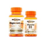 Kit Magnésio 100 Cáps + Vitamina D3 Sundown