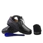 Kit Masculino 5300 em Couro Floater Preto Doctor Shoes