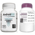 Kit Massa Muscular Android 600 60 Caps + Veinox 120 Caps