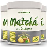 Kit 3 Matcha Solúvel Apisnutri Femme Natural 200g