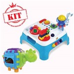 Kit Mesa Maxi Azul 1060l Cubo Dino 1087 - Magic Toys