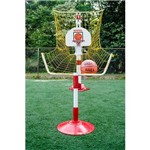 Kit Mini Basket C/ Rede de Retorno Fácil Esporte