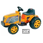 Kit Mini Trator Rural Eletrico 6v Country Amarelo com Caçamba 319 Biemme