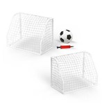 Kit Mini Trave Futebol Portátil com Redes e Bola Pelegrin PEL-FT10