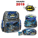 Kit Mochila Infantil Escolar Costa Batman 2019